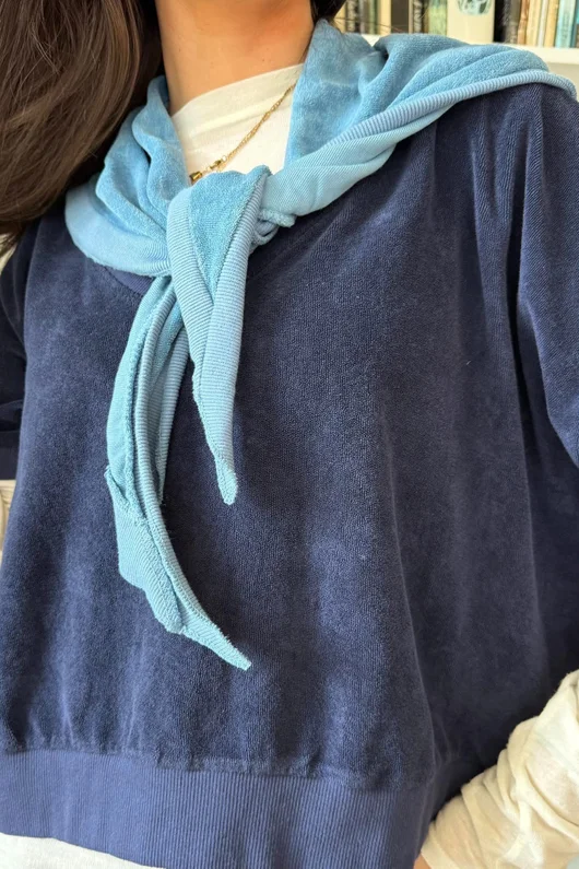 Terry B Neckerchief Denim